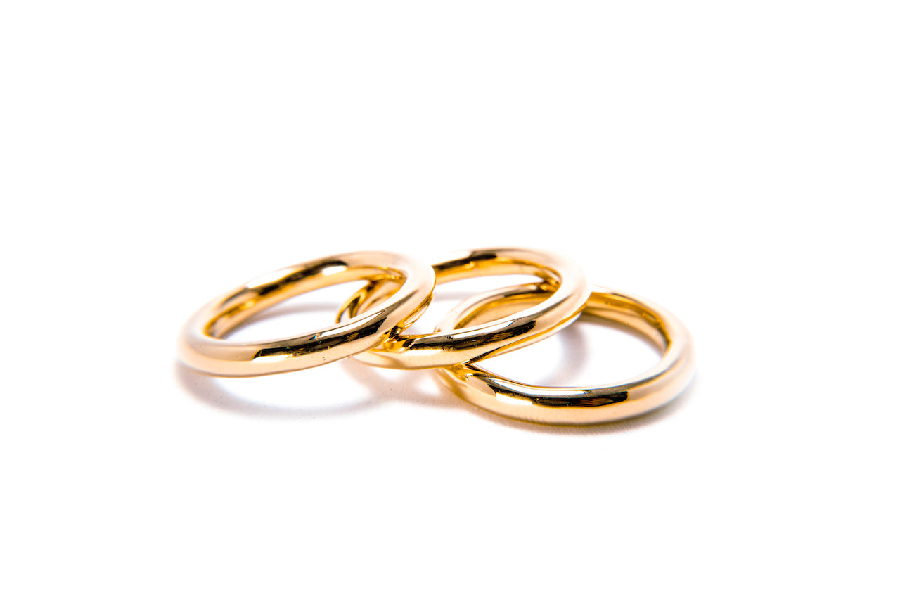Thick Rounded Stack Ring
