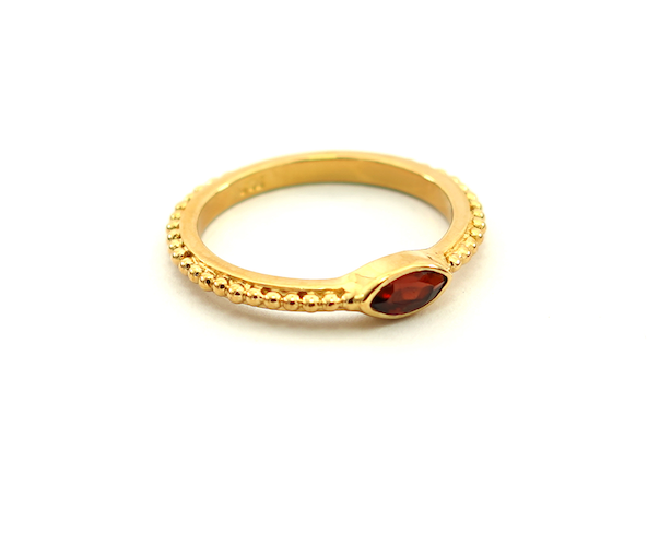 Iris Dotted Stack Ring