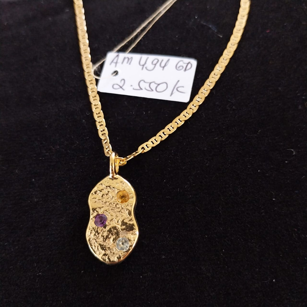 3 Stone Pendant