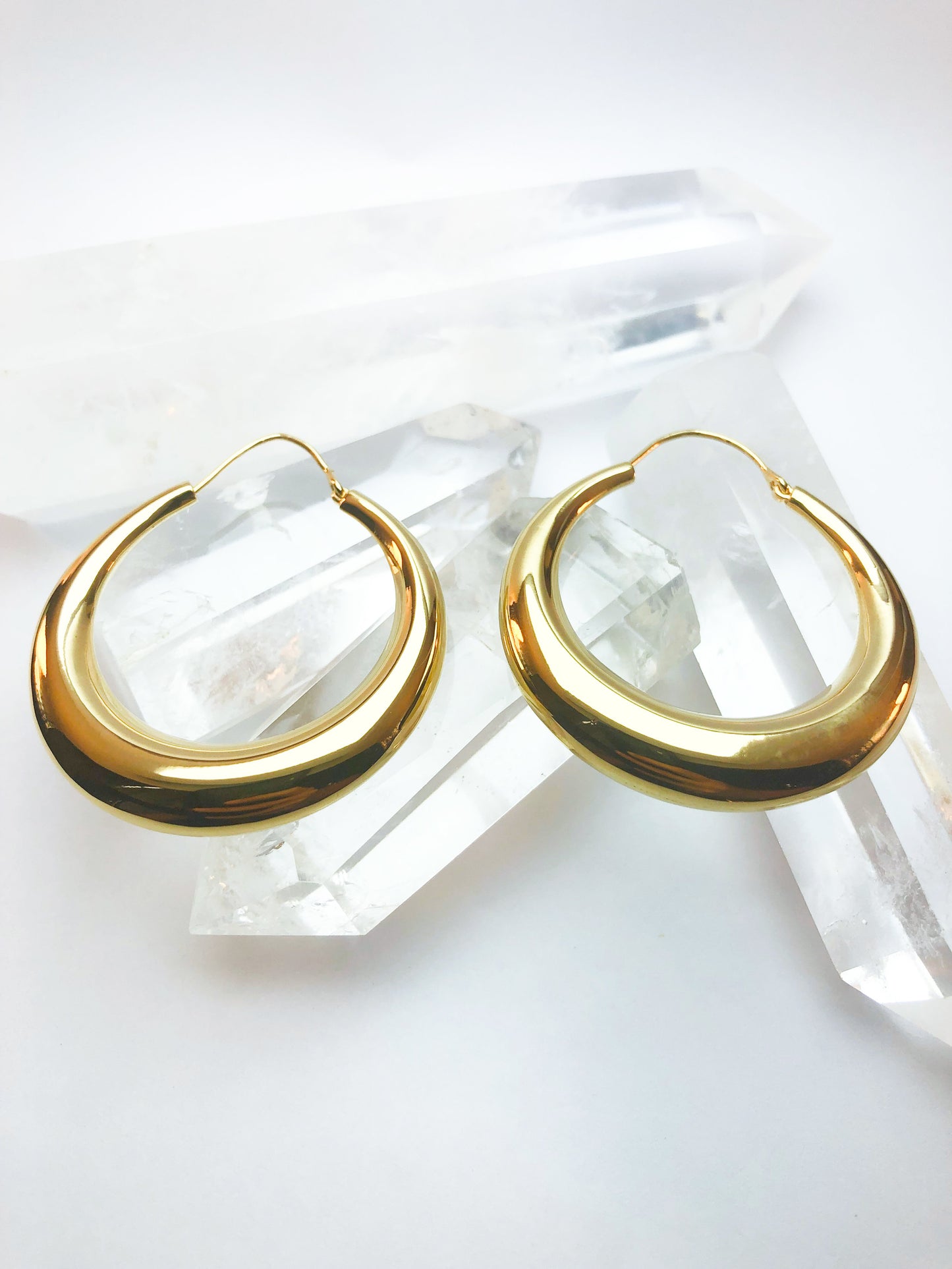 Waning Crescent Hoops