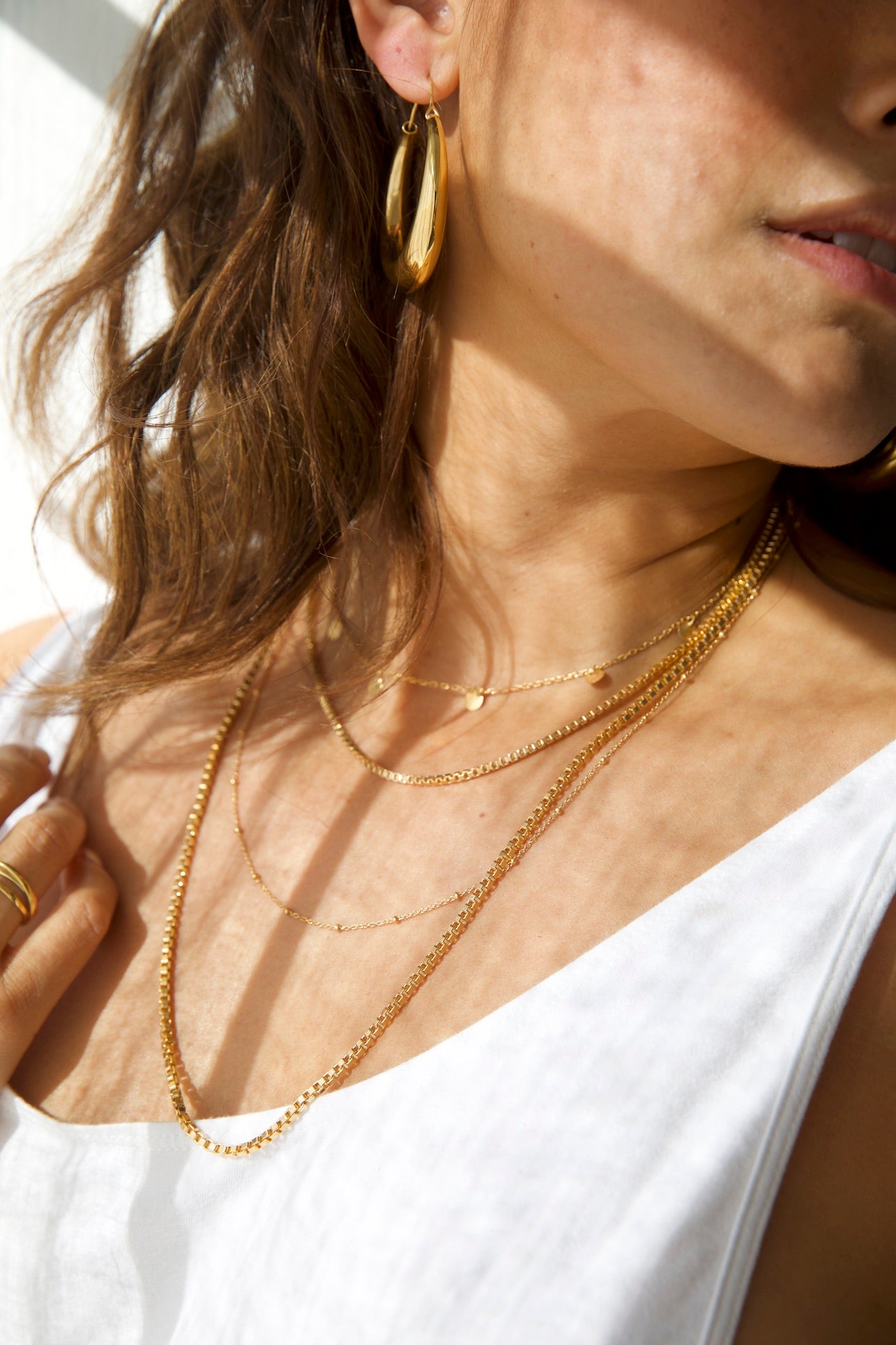 Waning Crescent Hoops