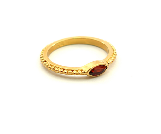 Iris Dotted Stack Ring