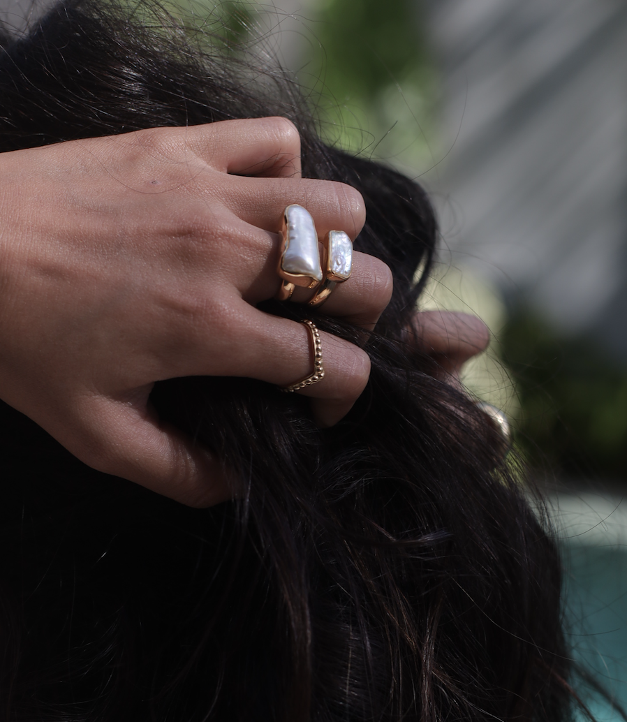 Baby Boujee Pearl ring